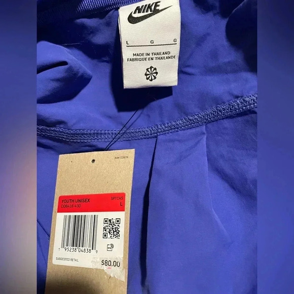 The Nike Big Kids' Sportswear KP Union Blue/White Suit (looks purple to me) - Picture 5 of 5